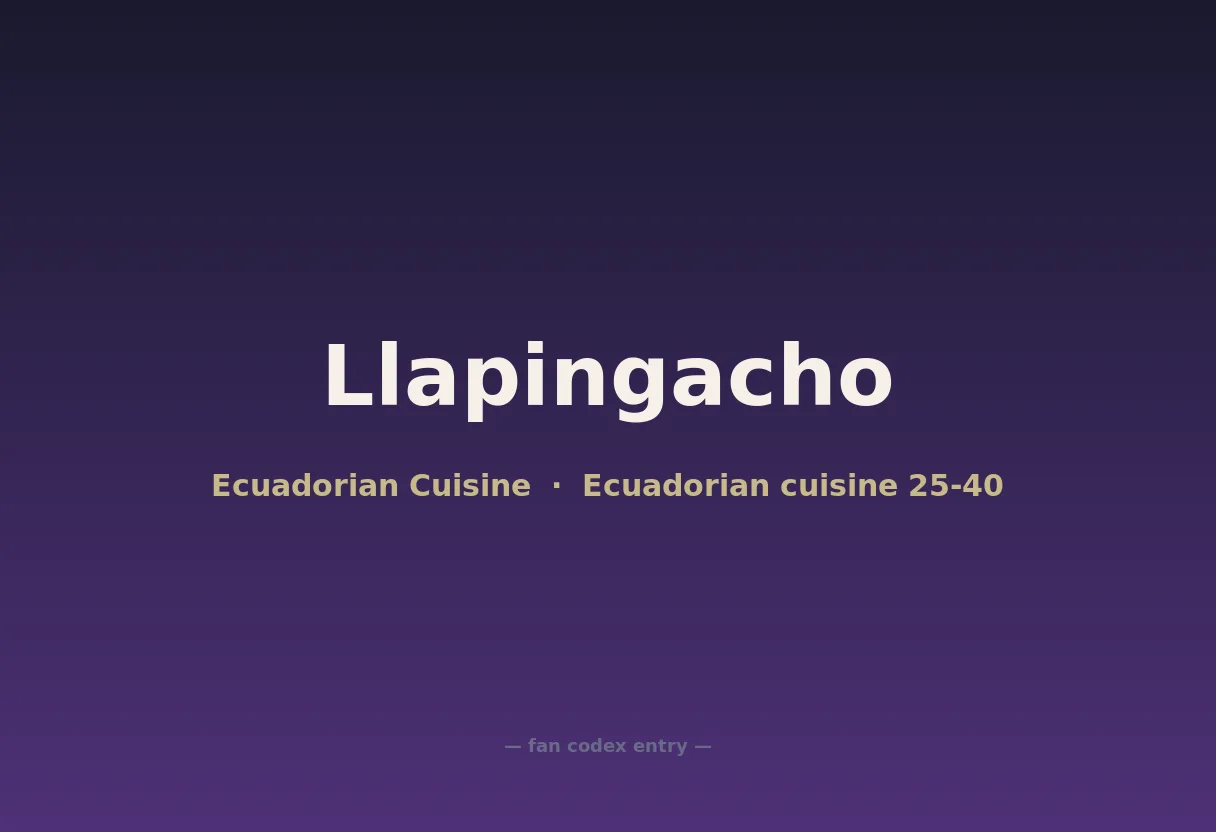 Llapingacho