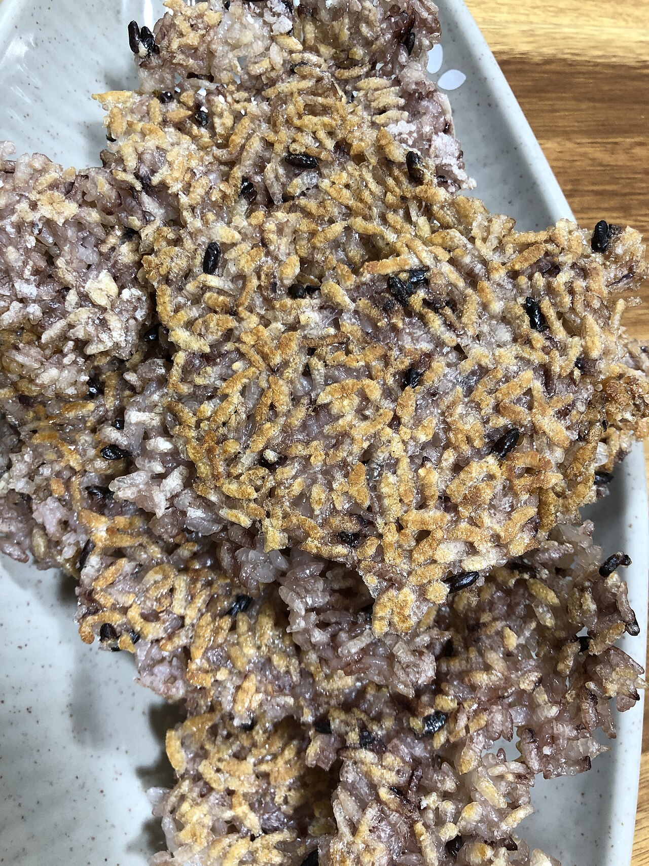 Scorched rice