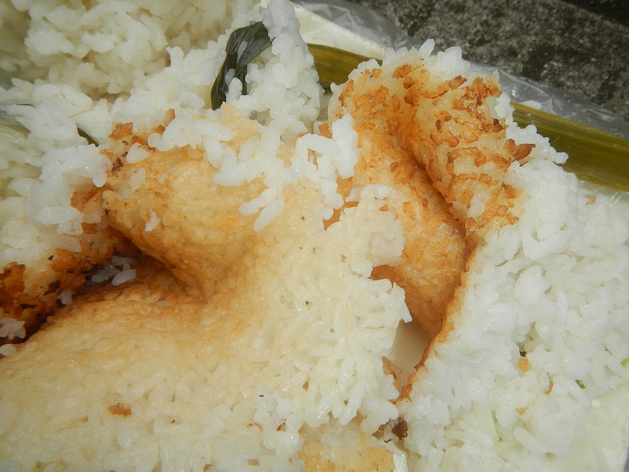 Scorched rice